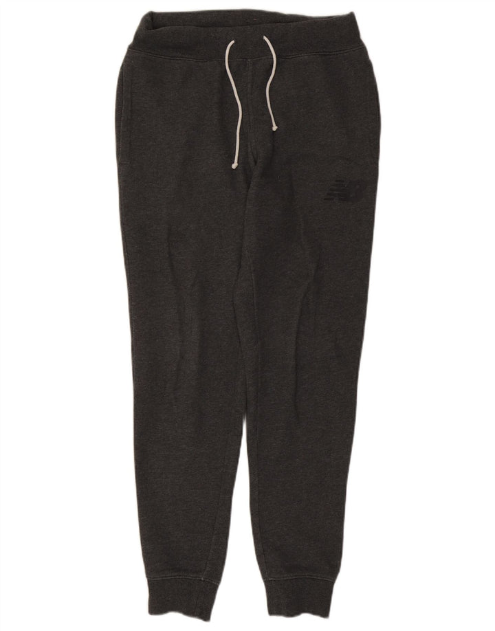New Balance Mens Tracksuit Trousers Joggers Medium  Grey Cotton
