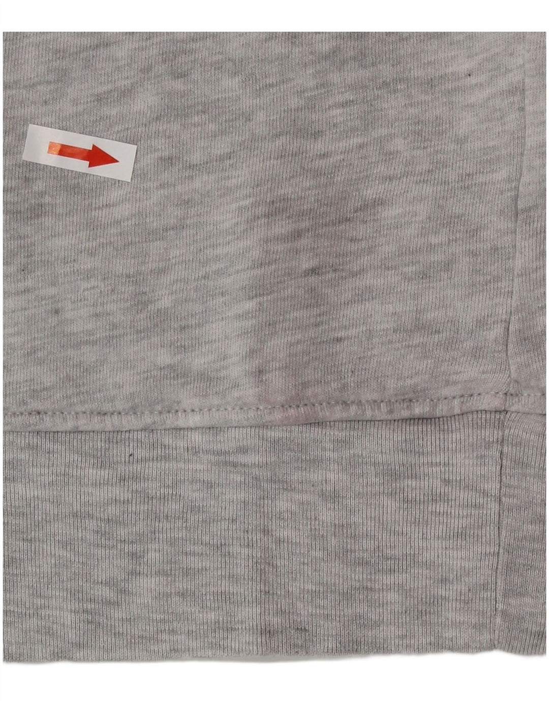 Marks & Spencer Womens Hoodie Jumper UK 12 Medium Grey Flecked Cotton