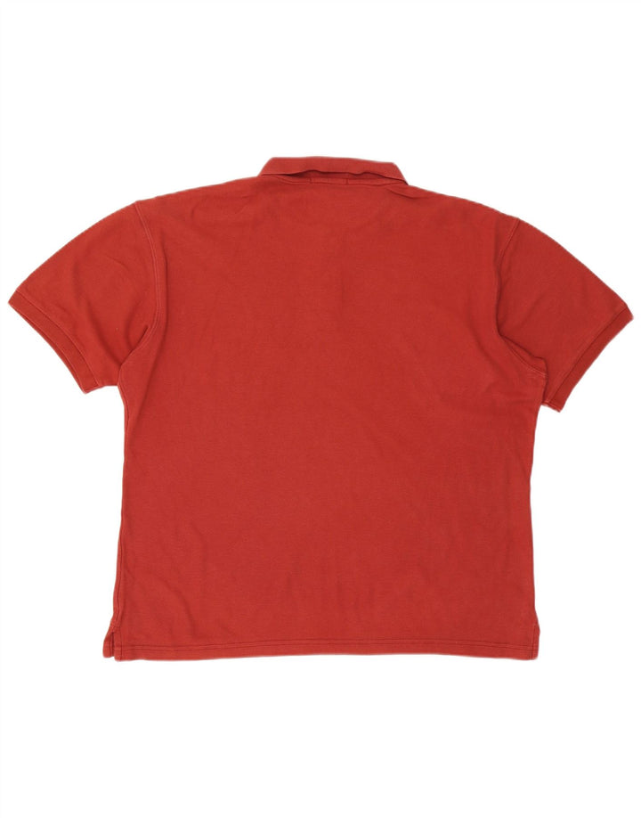 FILA Mens Polo Shirt Medium Red Cotton