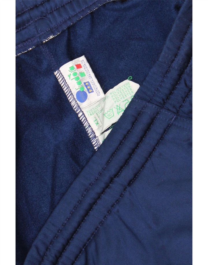 Diadora Mens Tracksuit Trousers XL  Navy Blue Polyester