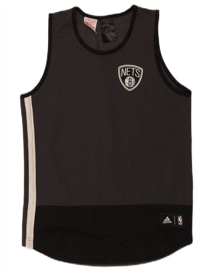 Adidas Boys Graphic Vest Top 13-14 Years Large Grey