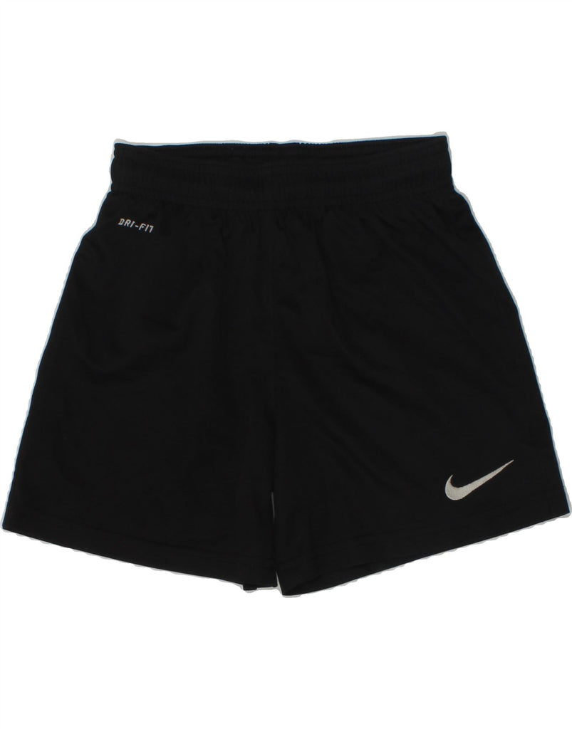 NIKE Boys Dri Fit Sport Shorts 6-7 Years XS Black Polyester | Vintage Nike | Thrift | Second-Hand Nike | Used Clothing | Messina Hembry 