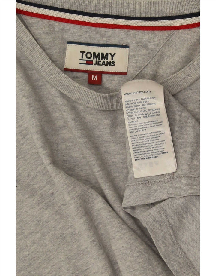 Tommy Hilfiger Mens T-Shirt Top Medium Grey Cotton