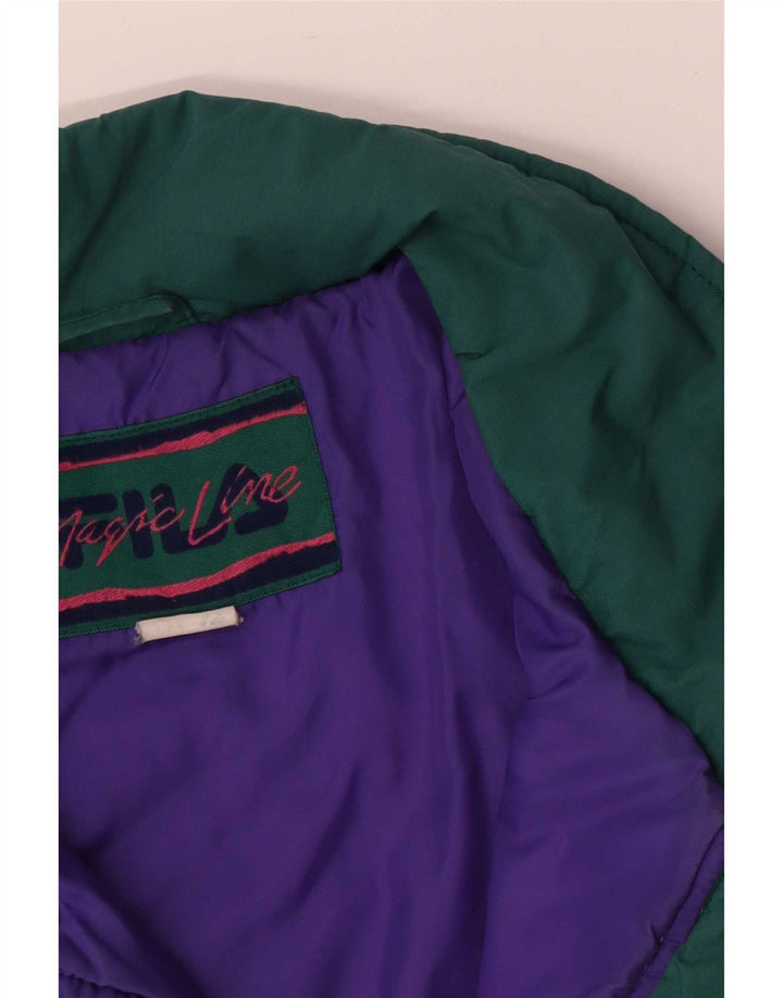 Fila Mens Quilted Jacket UK 42 XL Green