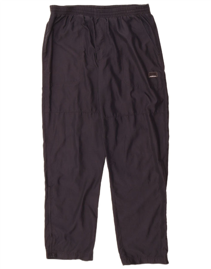 Adidas Mens Tracksuit Trousers Large  Navy Blue Polyester