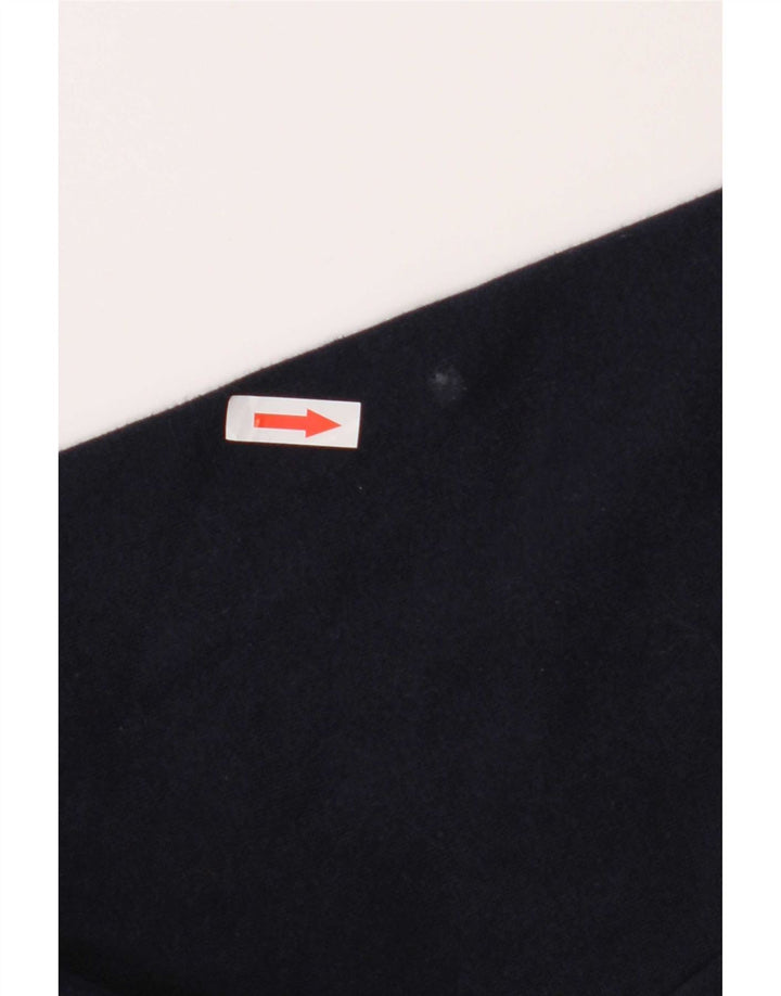 Fila Mens Graphic Hoodie Jumper Medium Navy Blue Cotton