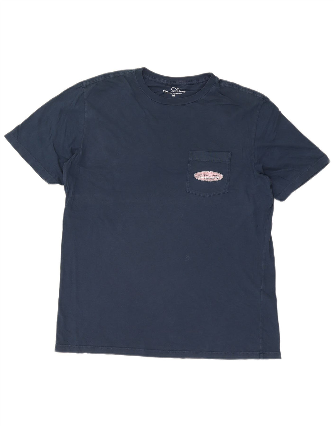 Vineyard Vines Mens Graphic T-Shirt Top Medium Navy Blue Cotton