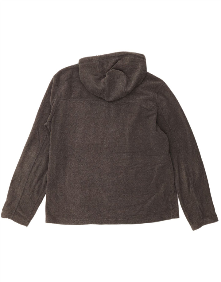 MOUNTAIN WAREHOUSE Mens Zip Hoodie Sweater Large Grey Polyester