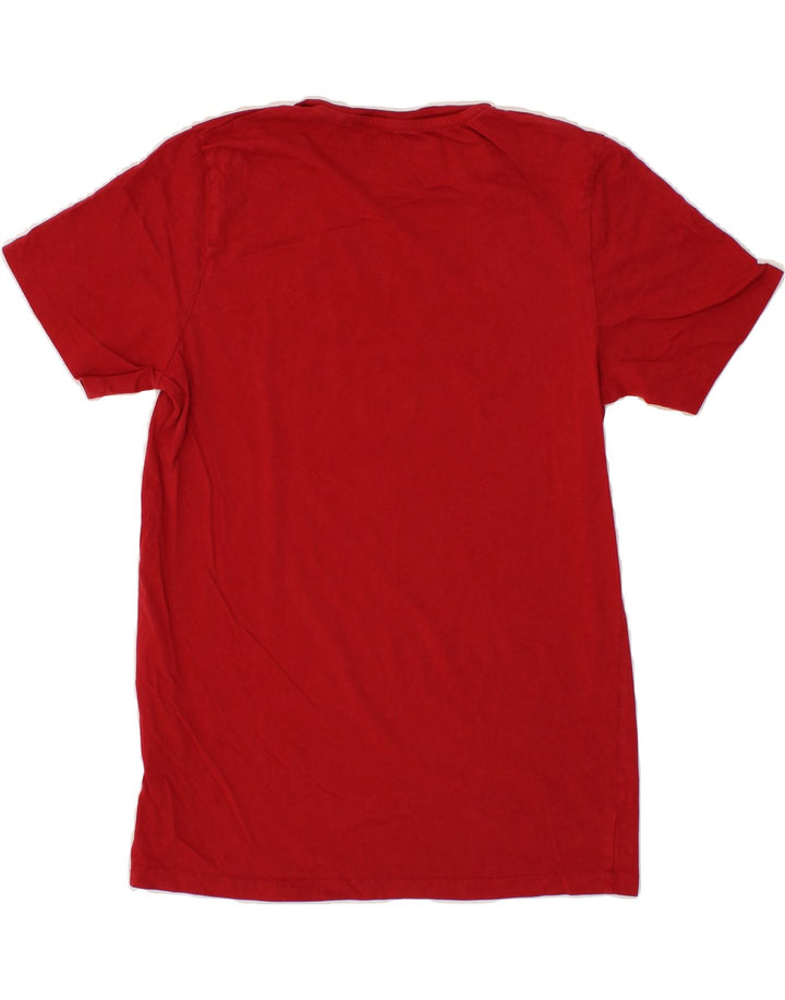JACK & JONES Boys Graphic T-Shirt Top 13-14 Years Medium Red Cotton Vintage Jack & Jones and Second-Hand Jack & Jones from Messina Hembry 