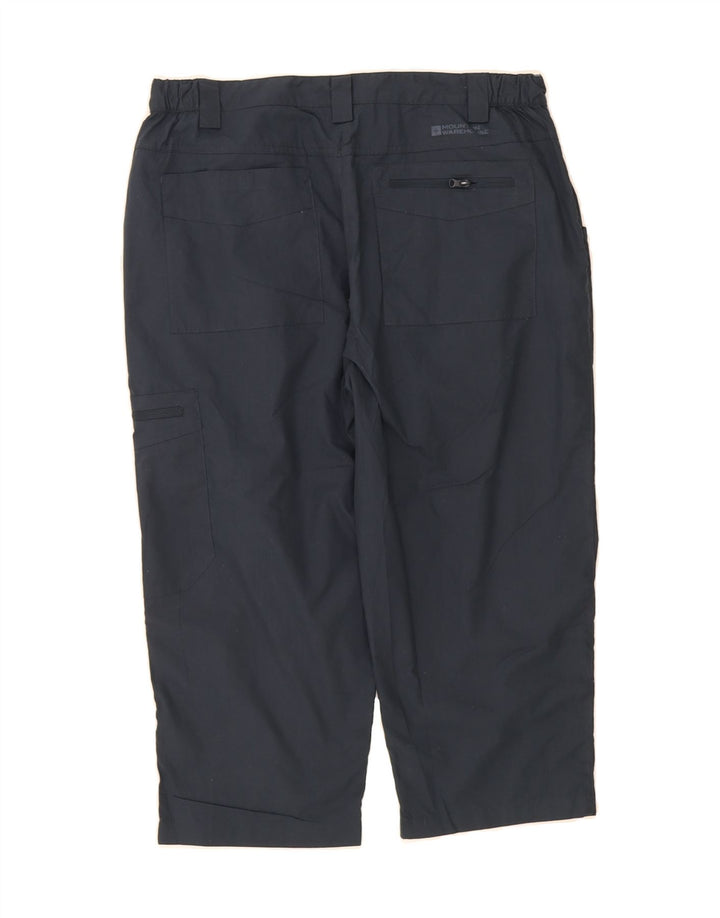 MOUNTAIN WAREHOUSE Womens Cargo Trousers UK 12 Medium W32 L20 Navy Blue Vintage Mountain Warehouse and Second-Hand Mountain Warehouse from Messina Hembry 