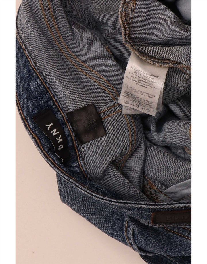 Dkny Womens Skinny Jeans W29 L27 Blue Cotton