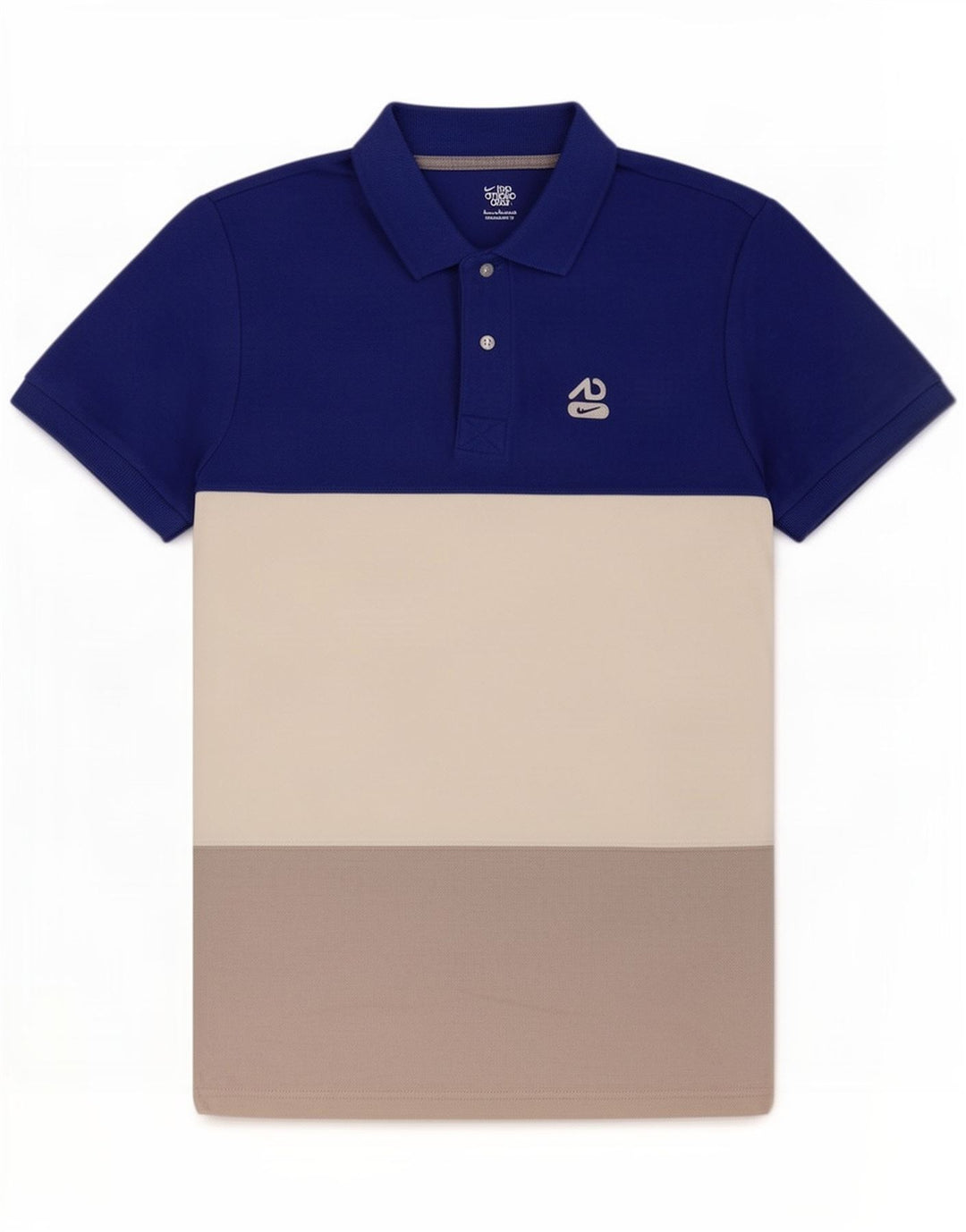 Nike Mens Polo Shirt Small Multicoloured Colourblock Cotton