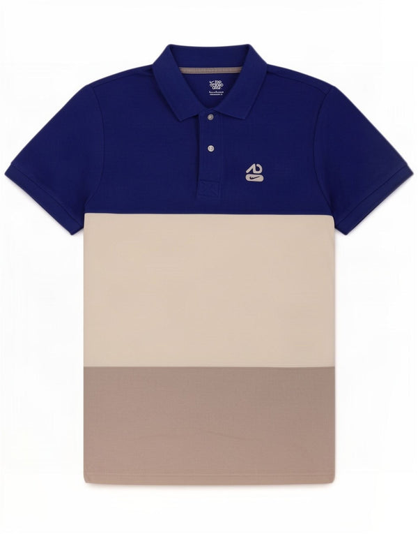 Nike Mens Polo Shirt Small Multicoloured Colourblock Cotton