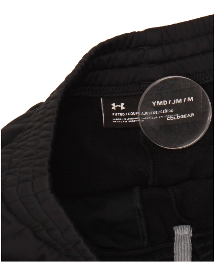 Under Armour Girls Tracksuit Trousers Joggers 9-10 Years Medium Black