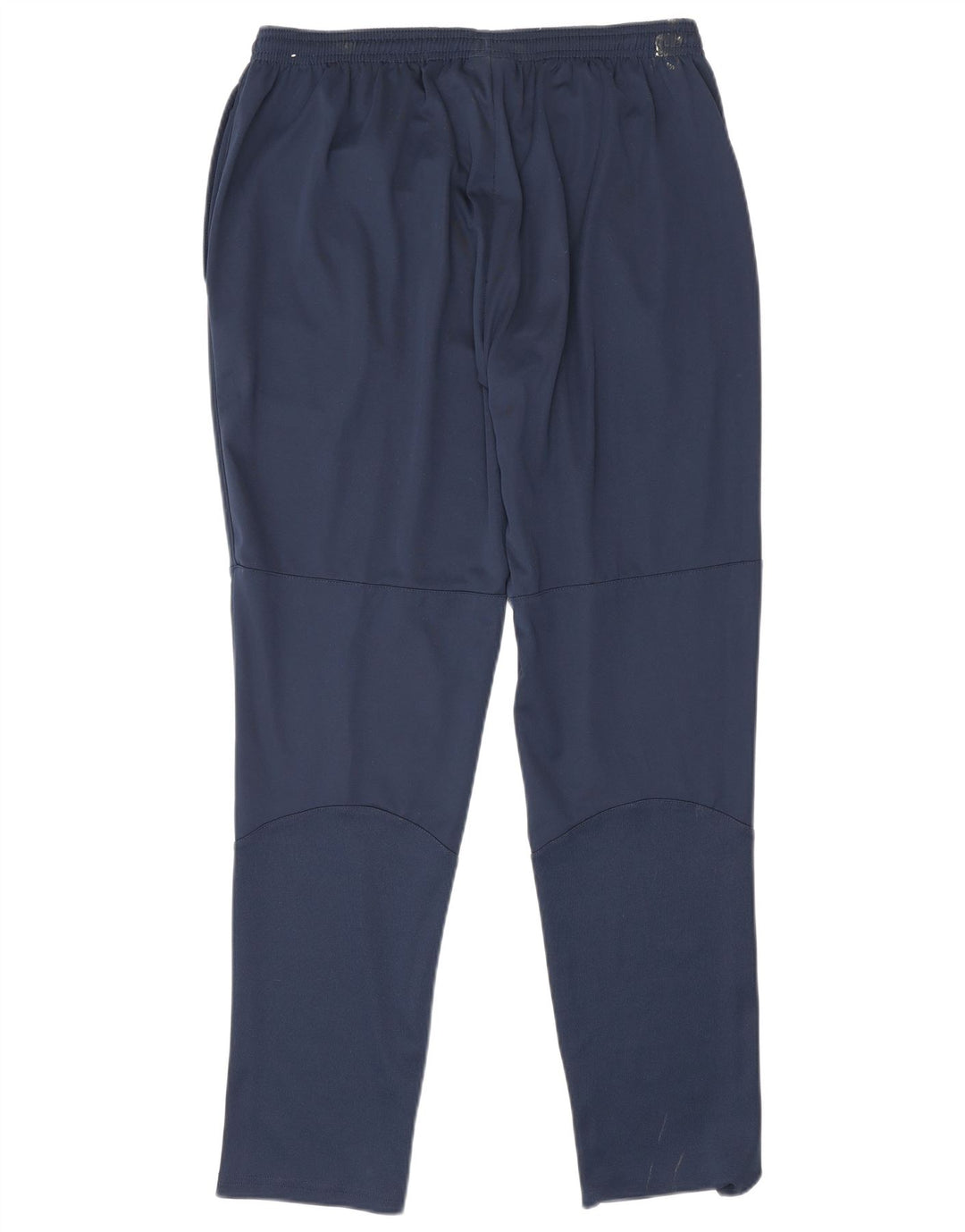 Nike Womens Dri Fit Tracksuit Trousers UK 14 Large  Navy Blue Polyester