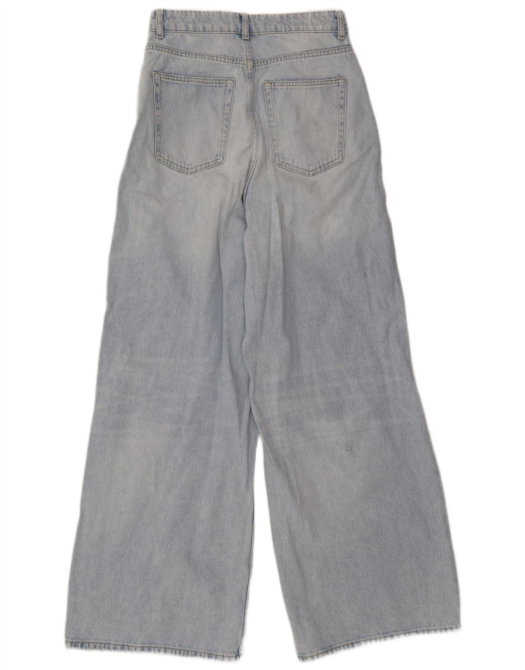 ZARA Mens Wide Leg Jeans EU 36 XS W29 L31 Blue Cotton