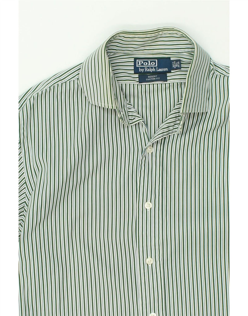 RALPH LAUREN Mens Regent Custom Fit Shirt Size 15 1/2 Medium Green | Vintage Ralph Lauren | Thrift | Second-Hand Ralph Lauren | Used Clothing | Messina Hembry 