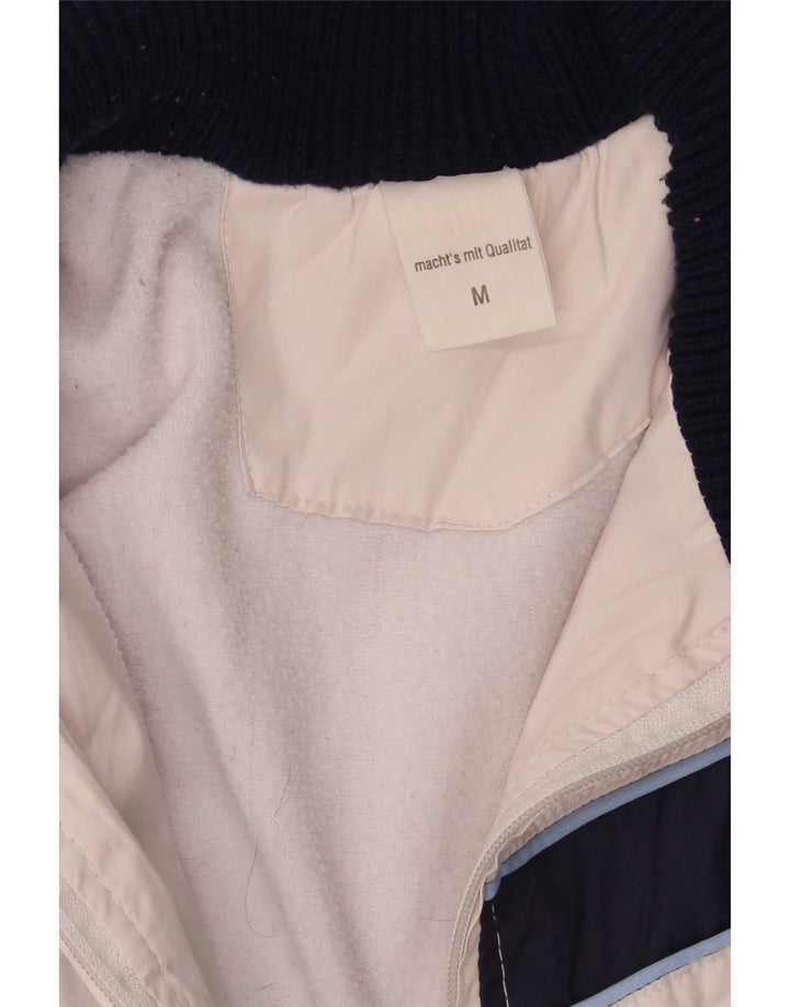 Puma Womens Tracksuit Top Jacket UK 14 Medium White Colourblock