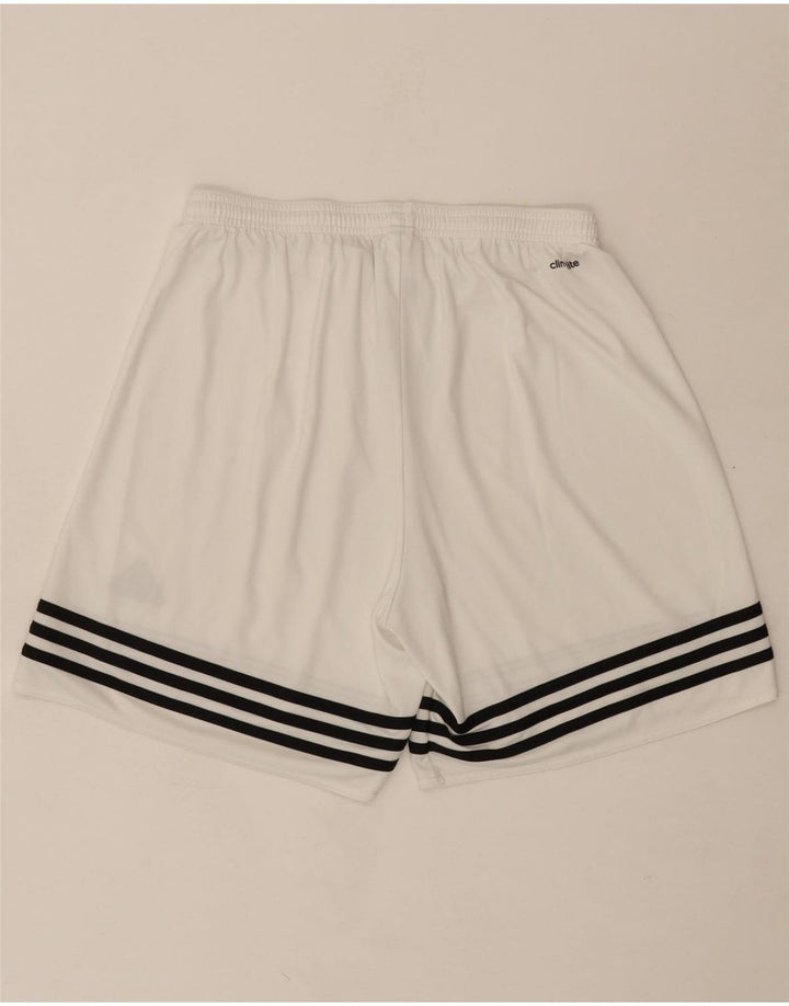 ADIDAS Mens Climalite Sport Shorts Large  White Polyester Vintage Adidas and Second-Hand Adidas from Messina Hembry 