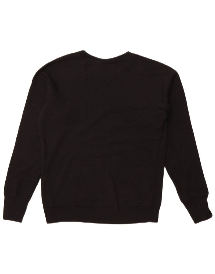 CHAMPION Mens Graphic Sweatshirt Jumper Medium Black Polyester