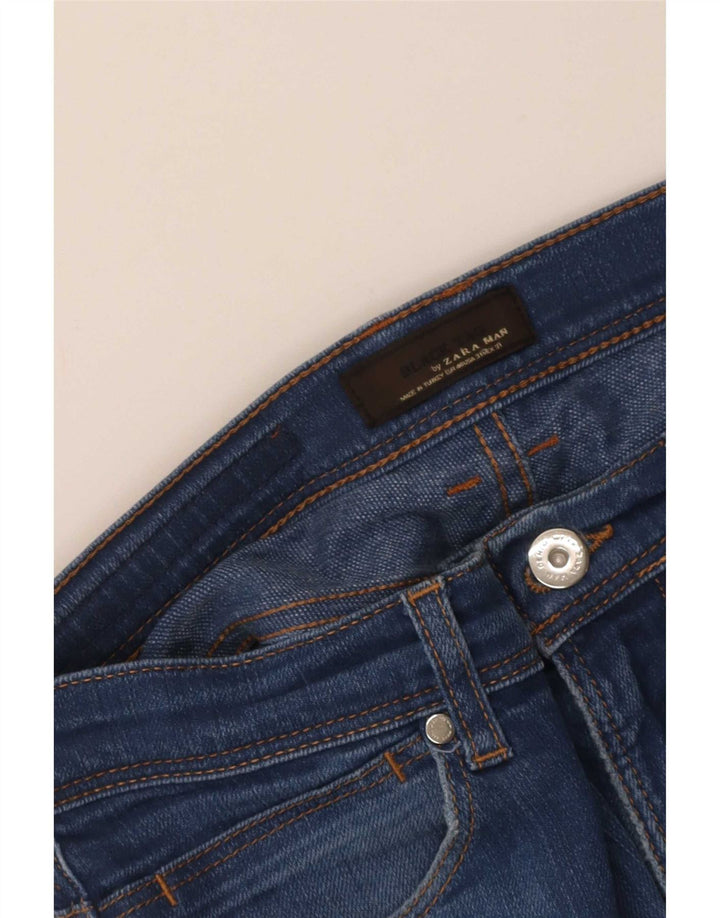 Zara Mens Slim Jeans EU 40 Medium W31 L31 Blue