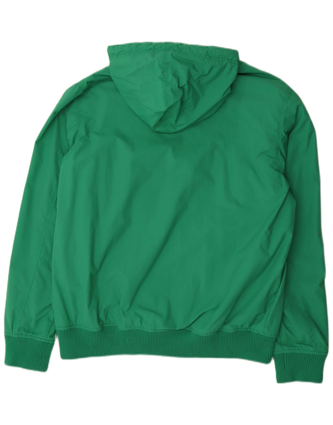 DICKIES Mens Hooded Bomber Jacket Large Green Polyamide