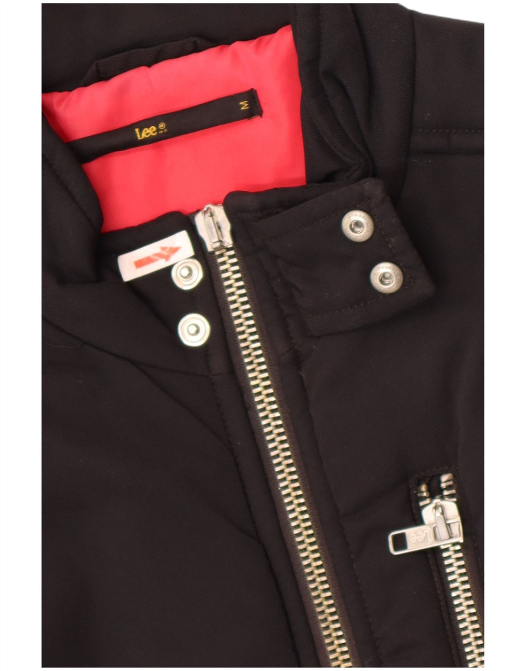 Lee Mens Bomber Jacket UK 38 Medium Black