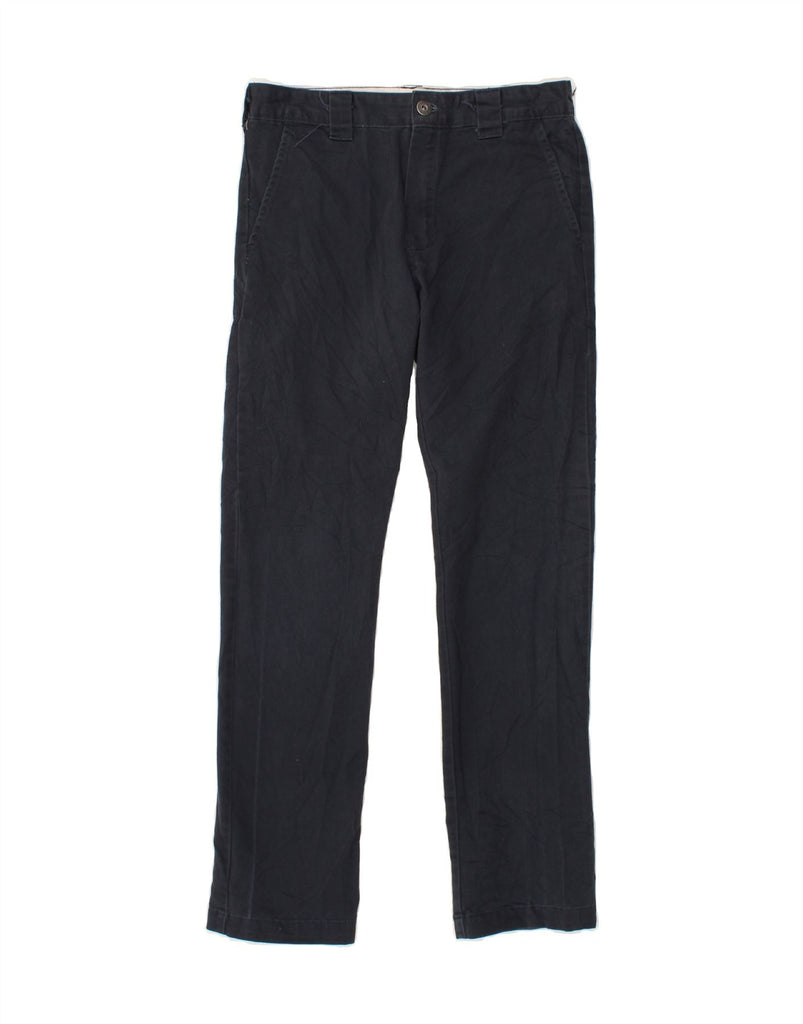 DICKIES Boys Skinny Straight Chino Trousers 13-14 Years W26 L27 Navy Blue Vintage Dickies and Second-Hand Dickies from Messina Hembry 