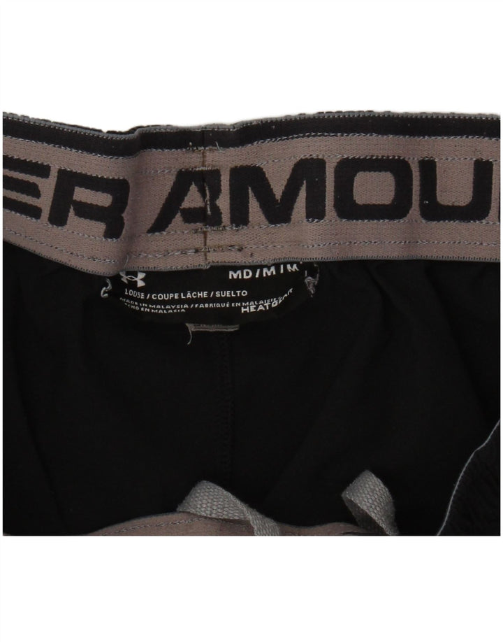 UNDER ARMOUR Mens Heat Gear Loose Fit Sport Shorts Medium  Black