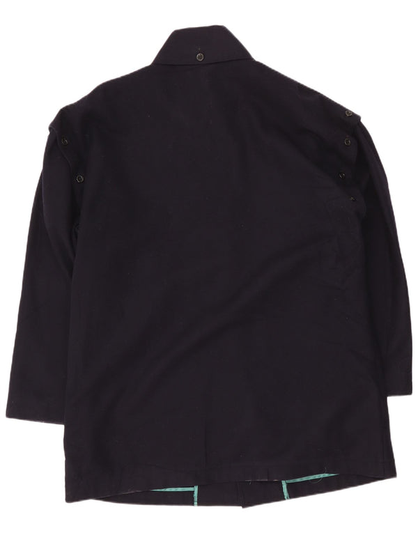 Orcinus Mens Windbreaker Coat IT 52 XL Navy Blue Wool