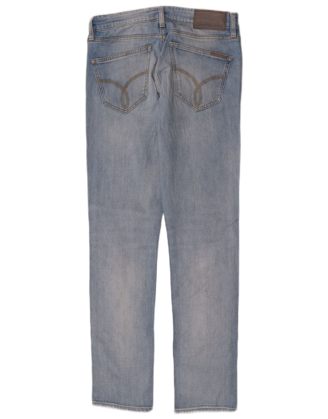 Calvin Klein Mens Slim Jeans W31 L32 Blue Cotton