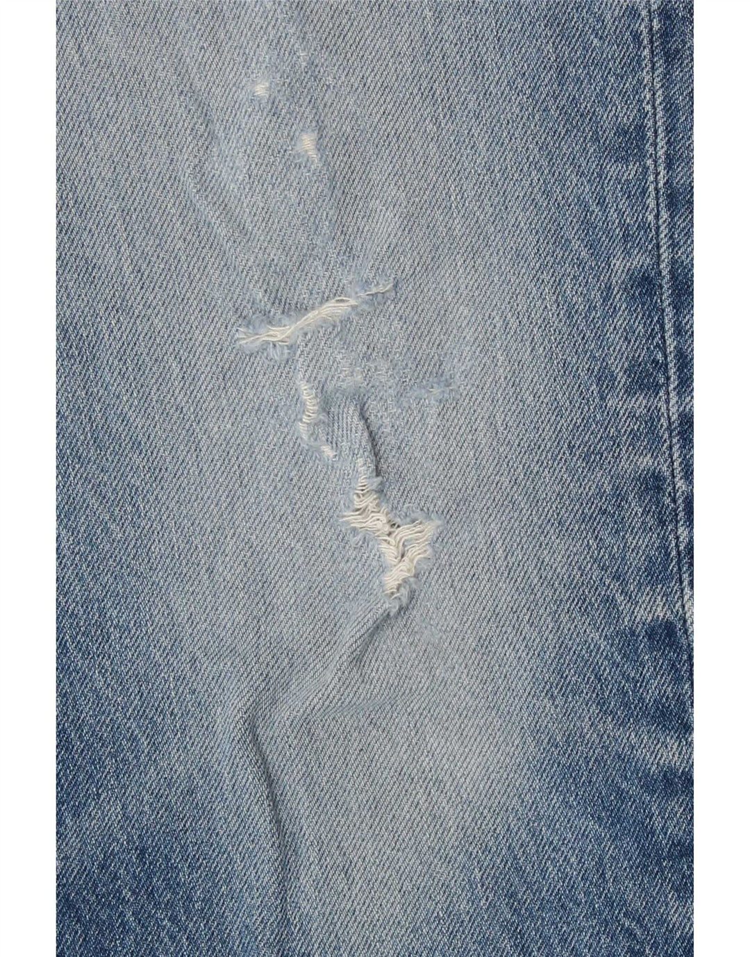 Levi's Mens Distressed Straight Jeans W32 L30 Blue Cotton