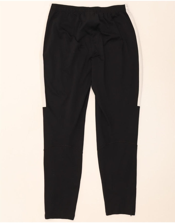 Nike Mens Dri Fit Tracksuit Trousers Medium Black Colourblock Polyester