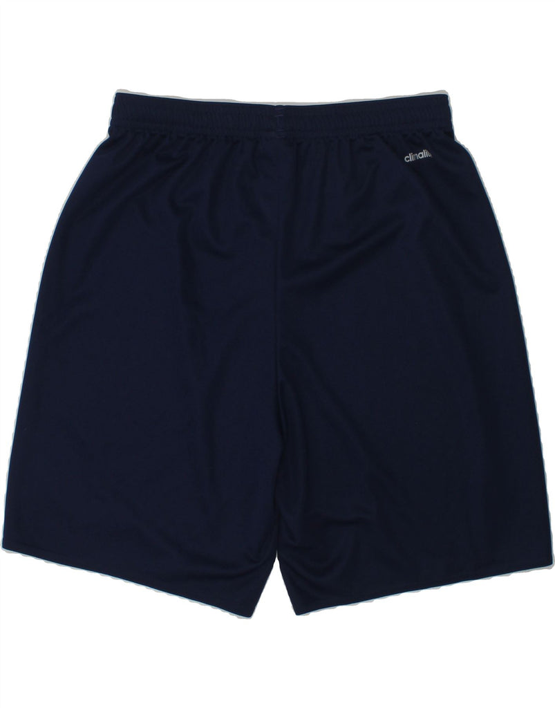 ADIDAS Boys Climalite Sport Shorts 13-14 Years Navy Blue Polyester | Vintage Adidas | Thrift | Second-Hand Adidas | Used Clothing | Messina Hembry 