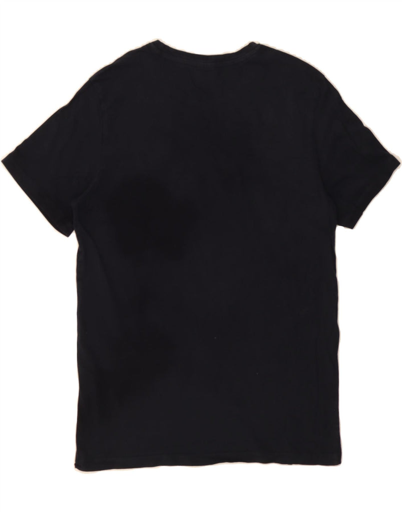 JACK & JONES Mens Graphic T-Shirt Top Small Navy Blue Cotton Vintage Jack & Jones and Second-Hand Jack & Jones from Messina Hembry 