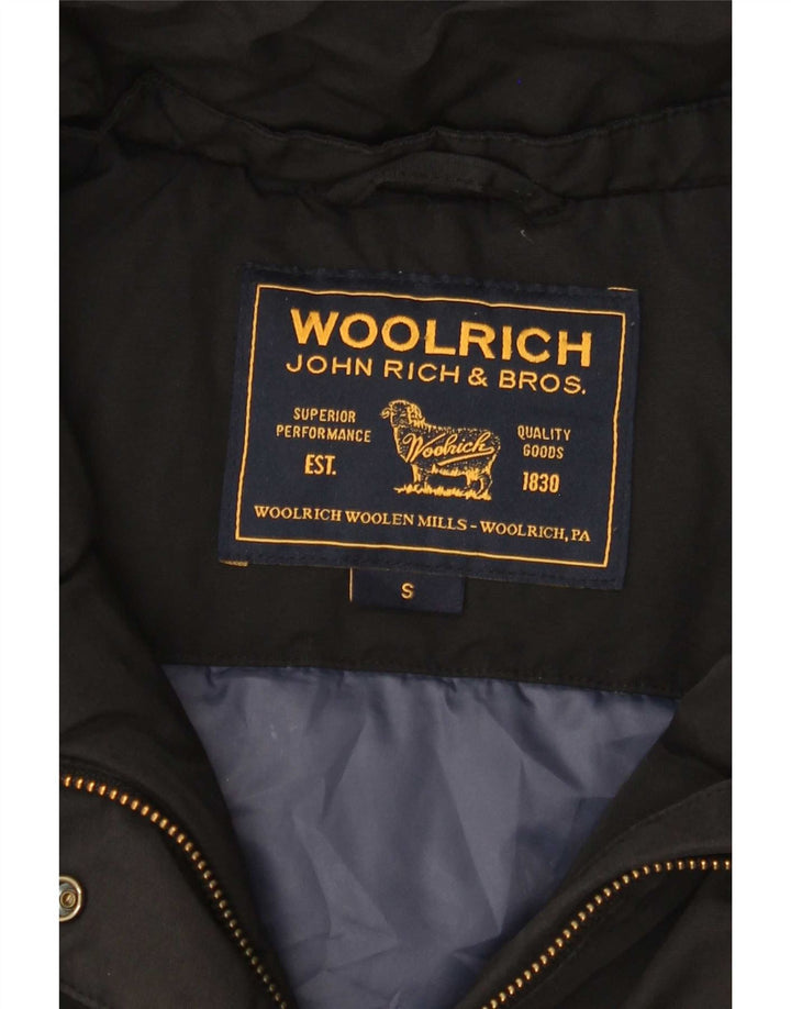 Woolrich Womens Padded Coat UK 10 Small Black
