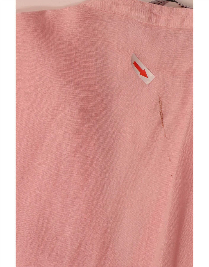 Zara Womens Shirt Blouse UK 16 Large Pink