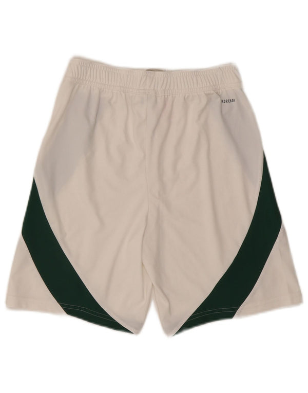 Adidas Boys Boston Celtics Sport Shorts 13-14 Years White Colourblock