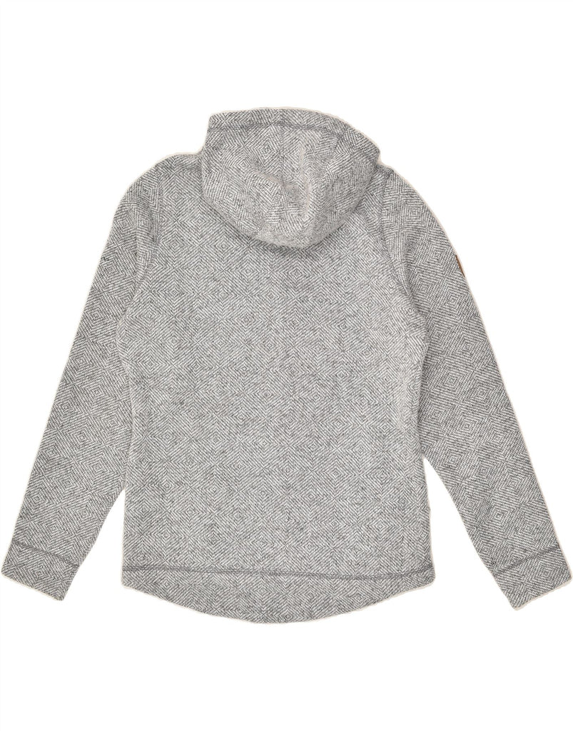 TRESPASS Womens Zip Hoodie Sweater UK 14 Large Grey Polyester | Vintage Trespass | Thrift | Second-Hand Trespass | Used Clothing | Messina Hembry 