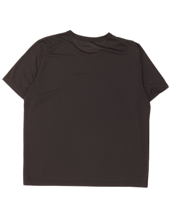 Champion Mens T-Shirt Top 2XL Black