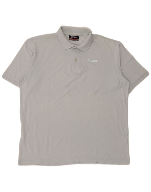 Kappa Mens Polo Shirt 2XL Blue Cotton