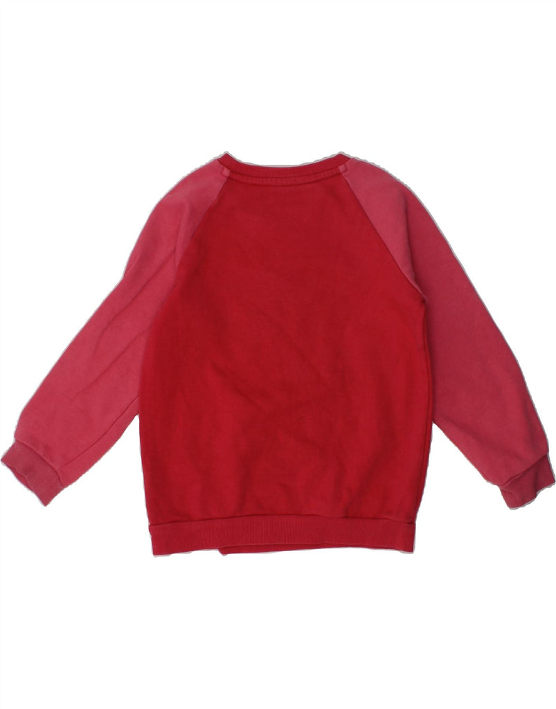 ADIDAS Girls Graphic Sweatshirt Jumper 3-4 Years Red Cotton | Vintage Adidas | Thrift | Second-Hand Adidas | Used Clothing | Messina Hembry 