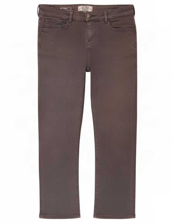 Fat Face Womens Cropped Jeans UK 8 Small W30 L23 Grey Cotton