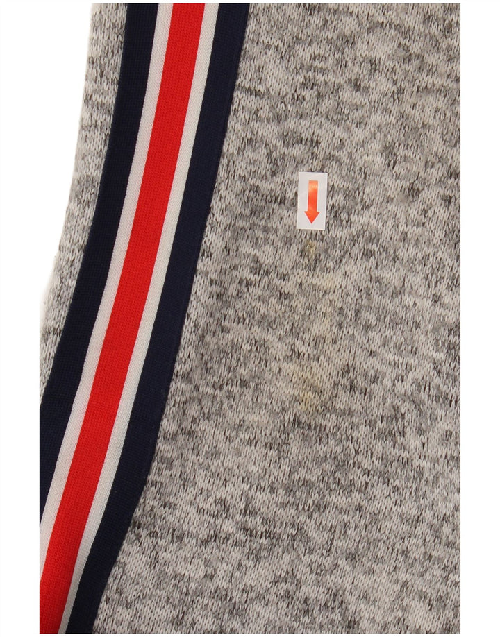 SUPERDRY Mens Hooded Padded Jacket UK 44 2XL Red Colourblock Polyester