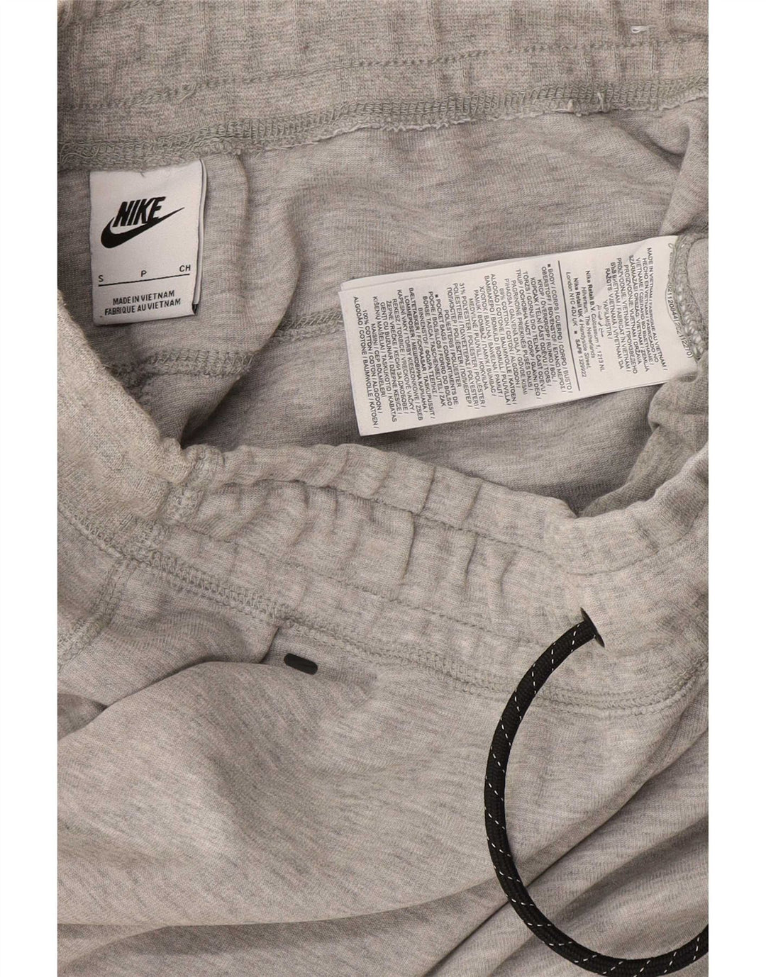 Nike Mens Tracksuit Trousers Joggers Small Grey Cotton