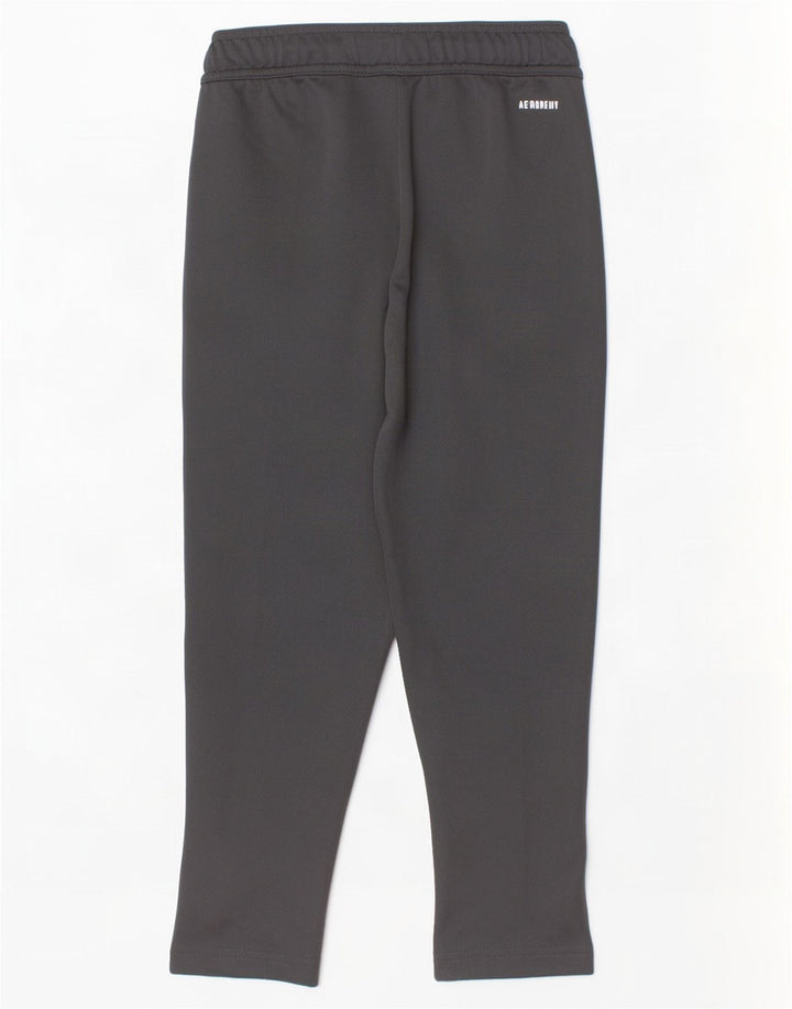 Adidas Boys Aeroready Tracksuit Trousers 5-6 Years Black Polyester