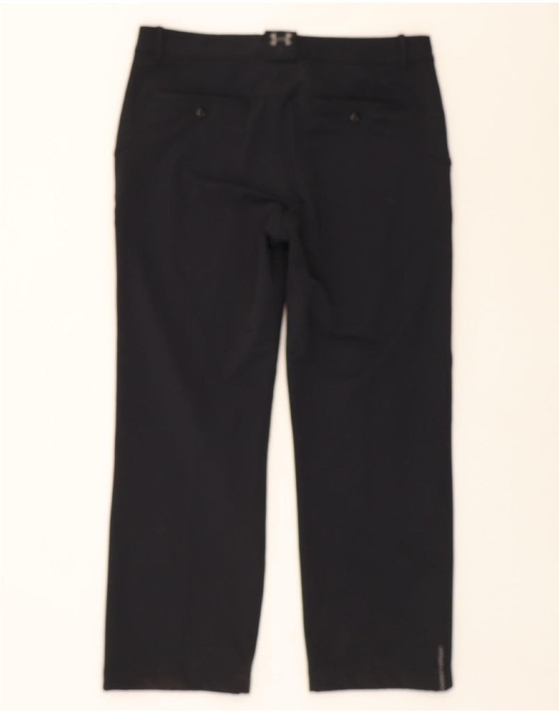 UNDER ARMOUR Mens Straight Chino Trousers W36 L32 Black Nylon Vintage Under Armour and Second-Hand Under Armour from Messina Hembry 
