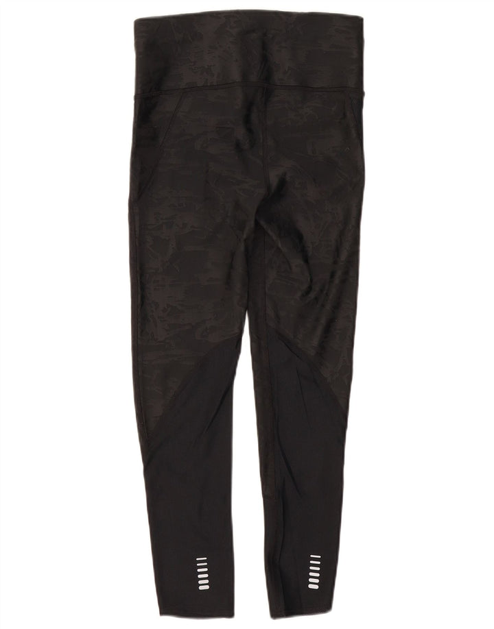 UNDER ARMOUR Womens Heat Gear Leggings UK 10 Small  Grey Camouflage