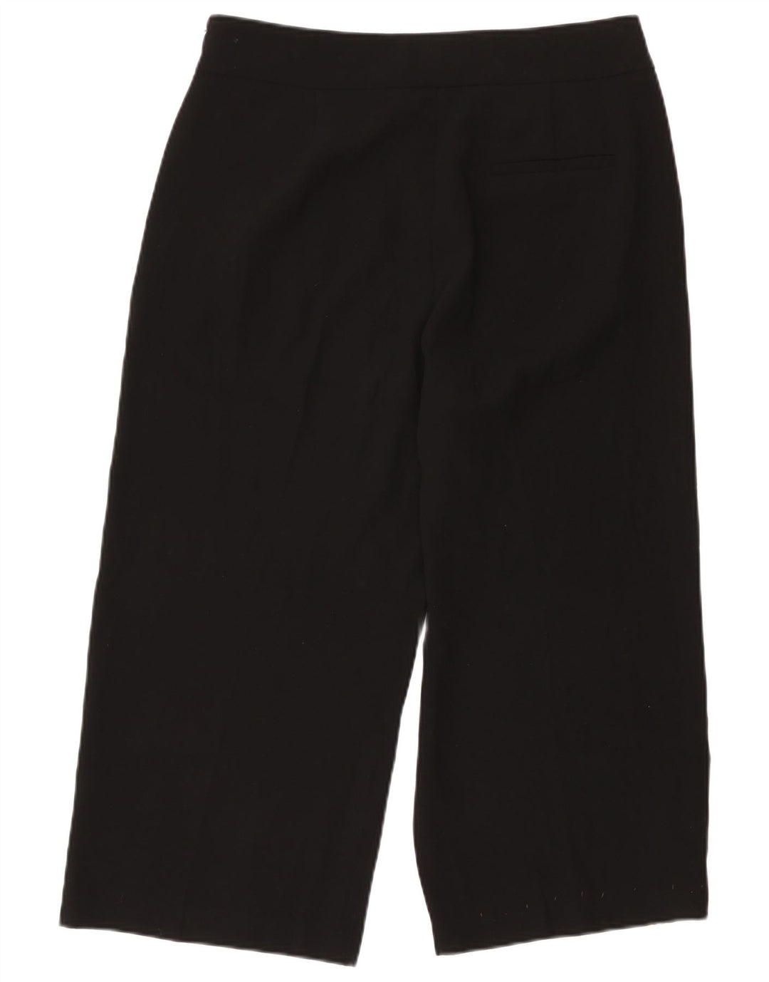Marks & Spencer Womens Capri Trousers UK 16 Large W34 L22 Black Polyester