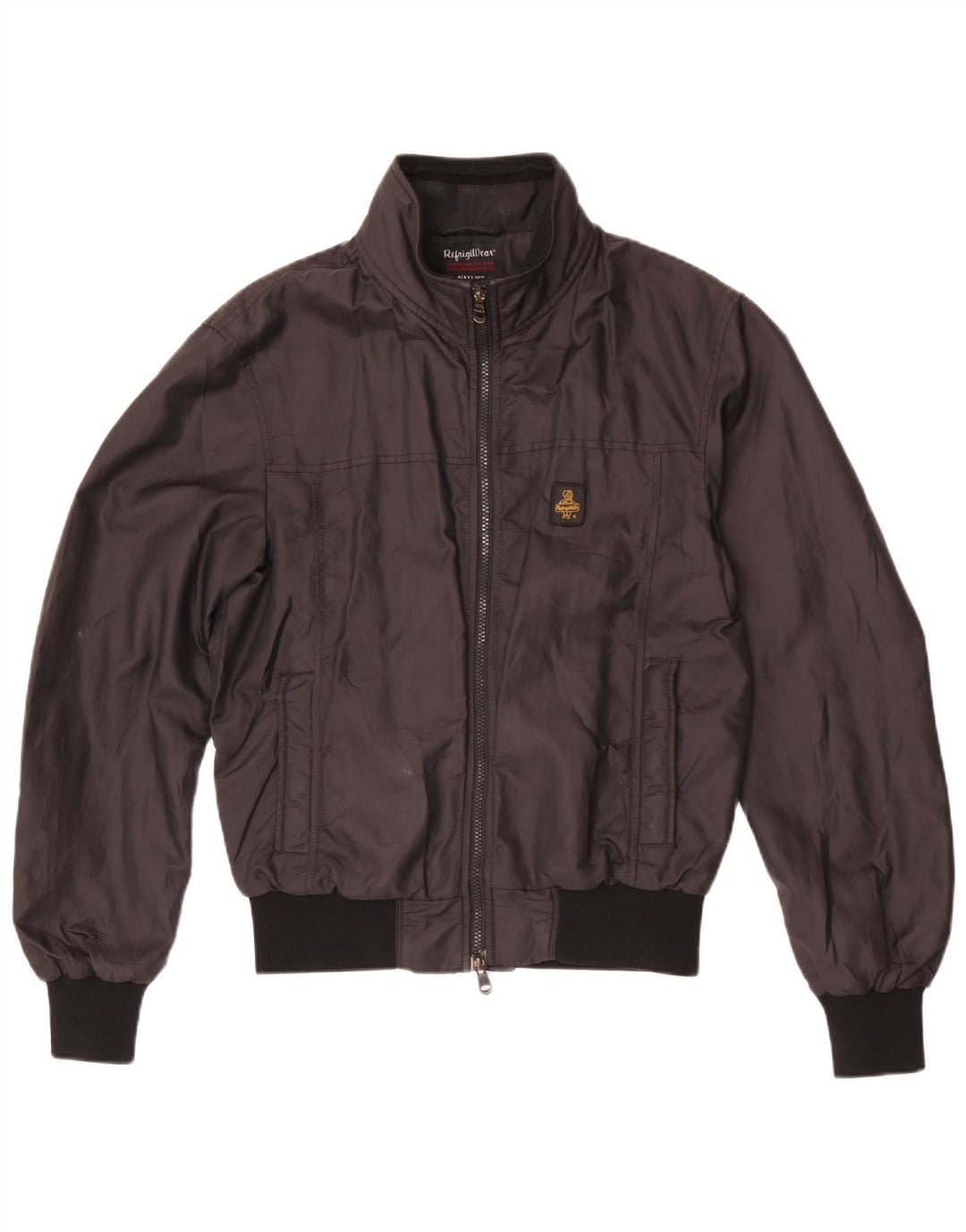 Refrigiwear Mens Rain Jacket UK 38 Medium Black Polyamide